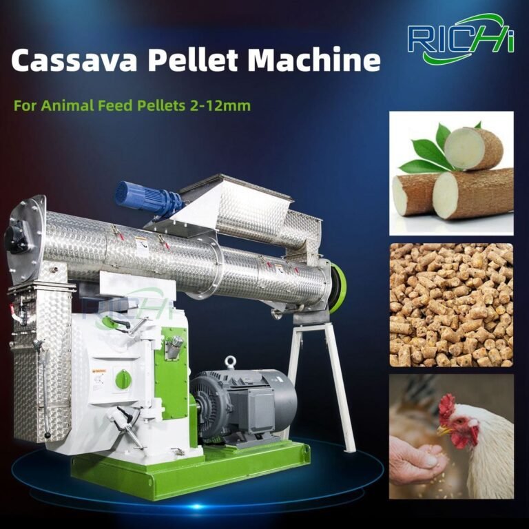 Cassava Magic: Transforming Roots into Pellets!